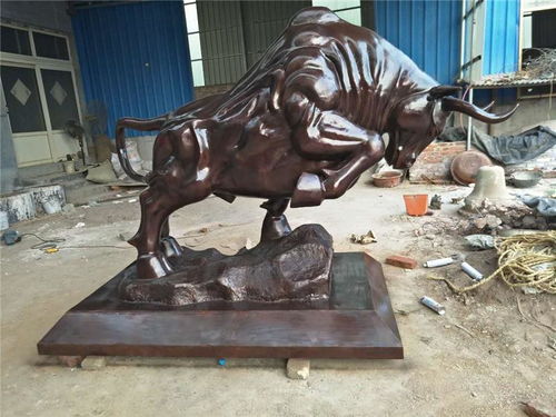 唐县灏瑞铜雕 大型雕塑铜牛与石雕的艺术魅力