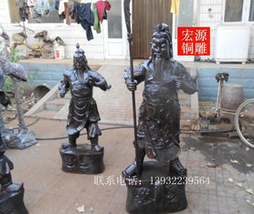 铜雕韦陀佛像与铜西方三圣 铸造工艺与市场价值解析